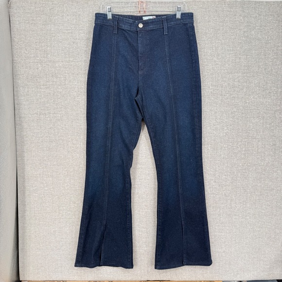 Ag Adriano Goldschmied Denim - AG Adriano Goldschmied EmRata Flare Jeans Womens 31 Stretch Seam Detail Boho